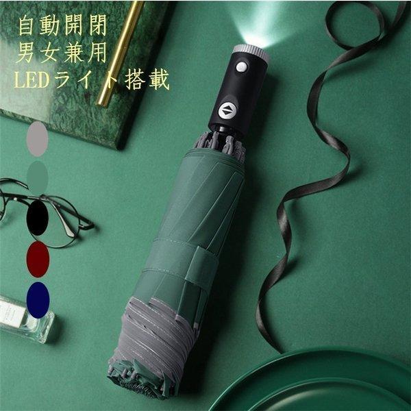 日傘 折りたたみ 晴雨兼用傘 Ledライト搭載 傘 レディース メンズ 完全遮光 遮熱 Uvカット 男女兼用 反射傘 丈夫 自動開閉 高強度グラスファイバー 対強風 Hanaya Xtrmv062 Next City 通販 Yahoo ショッピング