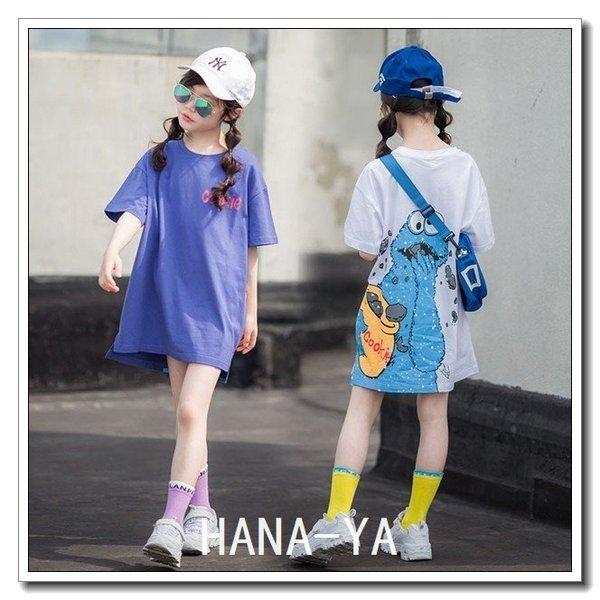 子供服 女の子 Tシャツ ワンピース キッズ 親子ペア 韓国子供服 ジュニア 夏 半袖 ロングt 子供ドレス Dress カジュアル おしゃれ 可愛い 通学着 通園着 Hnya Oqnrf047 Next City 通販 Yahoo ショッピング