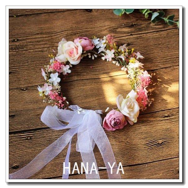 ヘッドドレス 造花 花冠 花かんむり ウエディング花冠 シルクフラワー ドレス花冠 造花ナチュラル 花輪 結婚式 海外旅行 Hnya Tybsk981 Next City 通販 Yahoo ショッピング