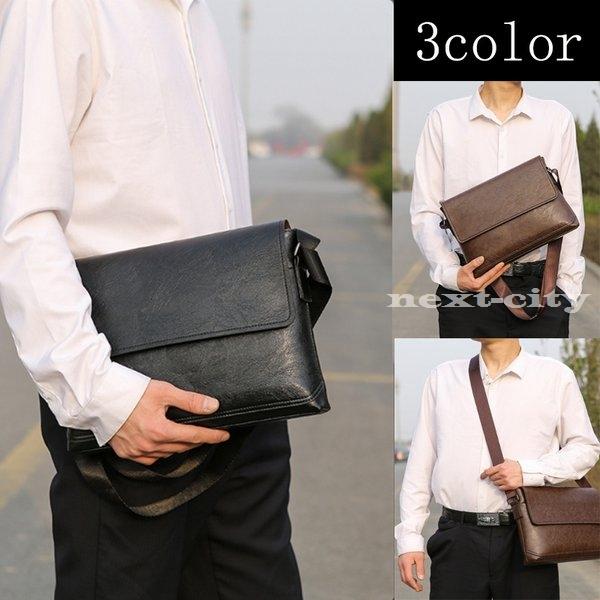 本革 ビジネスバッグ メンズ ショルダーバッグ 大容量 ボディーバッグ 斜め掛け おしゃれ メンズ鞄 カジュアル 斜めがけ バック Nextcity Olpfi530 Next City 通販 Yahoo ショッピング