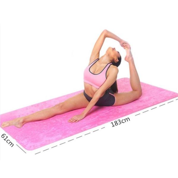 新品送料込 ヨガマット 8mm Tpe素材 ブルー オレンジ ピンク グリーン パープル ピラティス 筋トレ ストレッチ 美ボディ エクササイズ M Prettyfunnyballoons Com