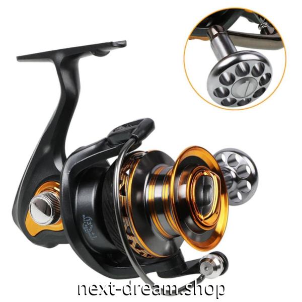 超熱 人気の激安通販 新品 スピニングリール 釣り道具 4000 5000 フィッシング 鯉釣り 高速 リール 高性能ベアリング 黒 オレンジ 4000 5000 6000 7000番 M000 M000 Next Dream Shop