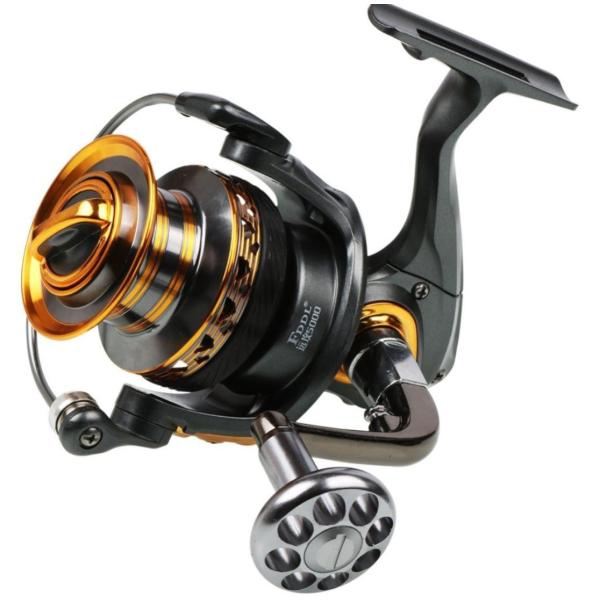 超熱 人気の激安通販 新品 スピニングリール 釣り道具 4000 5000 フィッシング 鯉釣り 高速 リール 高性能ベアリング 黒 オレンジ 4000 5000 6000 7000番 M000 M000 Next Dream Shop