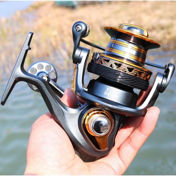 超熱 人気の激安通販 新品 スピニングリール 釣り道具 4000 5000 フィッシング 鯉釣り 高速 リール 高性能ベアリング 黒 オレンジ 4000 5000 6000 7000番 M000 M000 Next Dream Shop