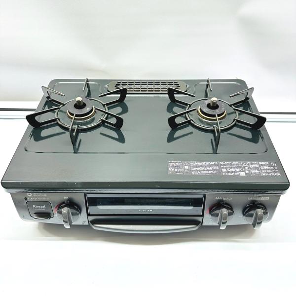 3ヶ月だけ使用 完全美品 リンナイ Rinnai RTE565BK 都市ガスコンロ