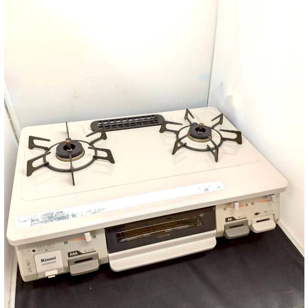 リンナイ ガスコンロ 都市ガス用 RT64JHS-L 2017年製 リンナイ ガステーブル 都市ガス用 2017年製 RT64JHS-R 右強火 水無し