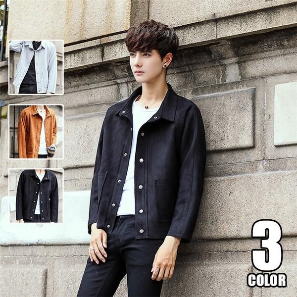 コーチジャケット ジャケット メンズ 春物 ジャンパー スナップボタン ショート丈 ジャケット はおり 代 30代 Buyee Servicio De Proxy Japones Buyee Compra En Japon