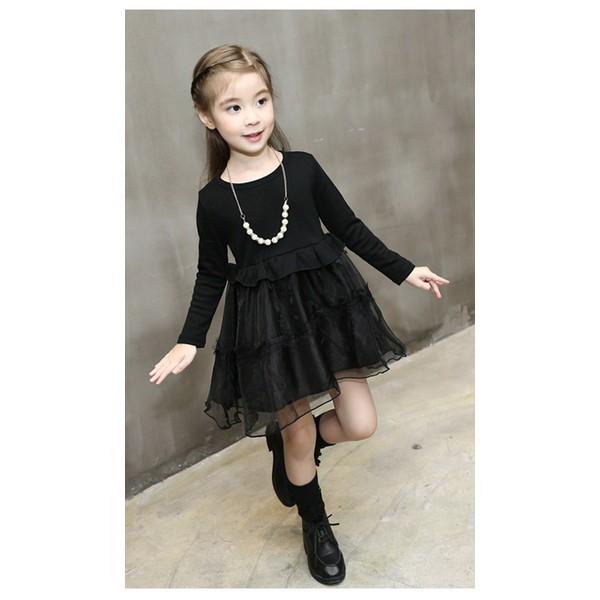 韓国子供服 ワンピース フォーマル キッズドレス チュールワンピース 長袖 リボン Kids Dress 上下セット チュールスカート 子供ドレス Buyee Servicio De Proxy Japones Buyee Compra En Japon