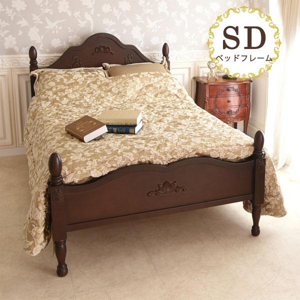 ベッドフレーム 単品 セミダブル ベッド ベット 姫系 かわいい