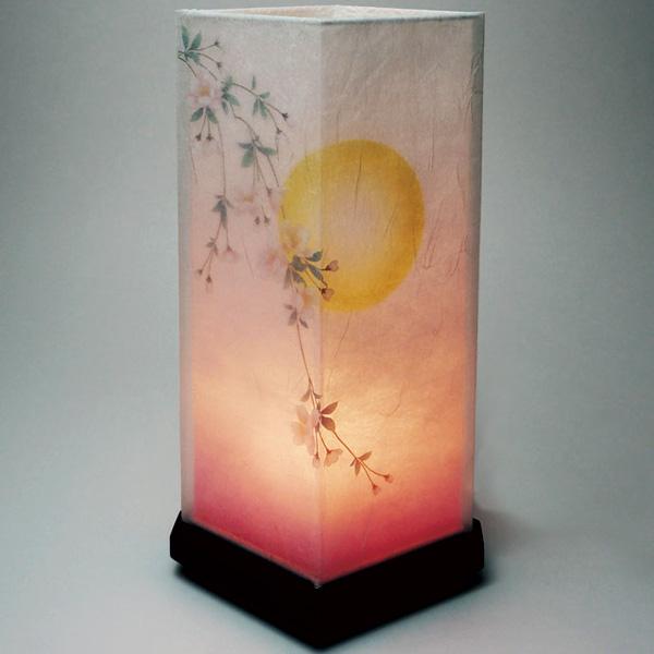 提灯 盆提灯 インテリア盆提灯 コード式 和紙 おしゃれ 現代風 照明 家紋入れ不可 現代灯 菱型 桜 月 F1714 Bt 17 M3 Next Life Style Nagano 通販 Yahoo ショッピング