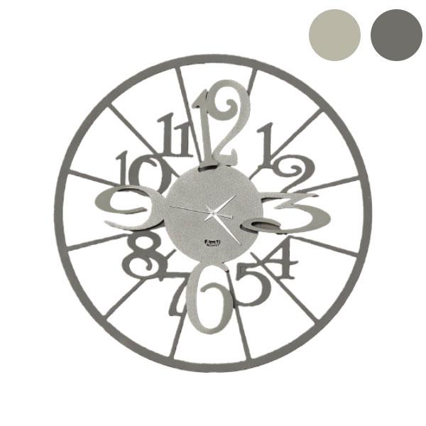 ■サイズ(cm) 直径50  ■カラー ・ Sand / Bronze ・ Slate / Aluminum  ■材質 材質: 鉄 ■仕様 ・針: ホワイト ・電源：単三電池 ・イタリア製  (注意事項)大型品配達の為一般的な配達と異なり、...