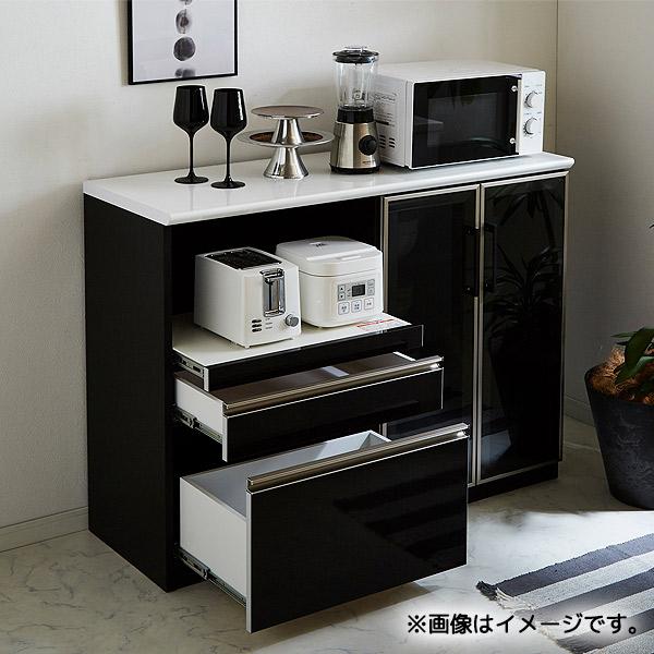 【4/4まで！】キッチンカウンター 食器棚 ゼブラ 幅120 収納 キッチンカウンター(ゼブラ 120カウンター)日本製 レンジ台 リビング