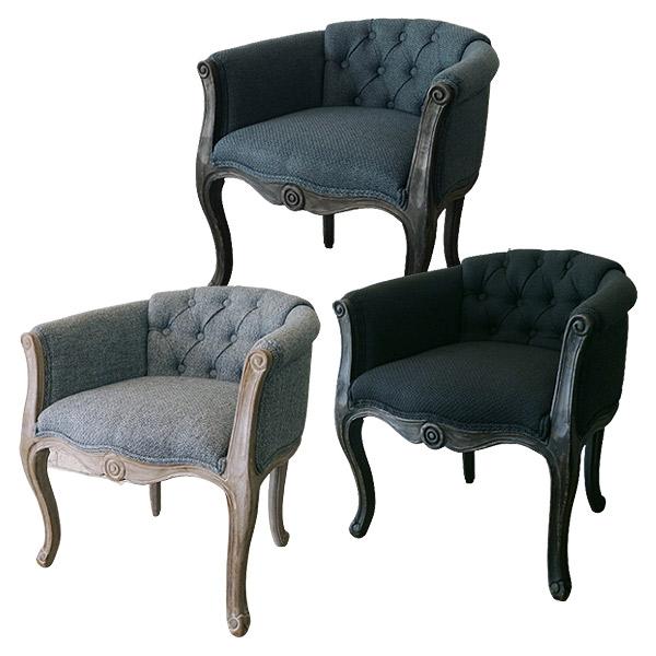 GART ソファチェア 1Pチェア 1人掛けソファ 猫脚 アンティーク セッコ