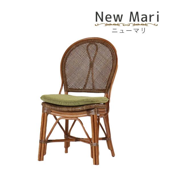ニューマリアームレス ダイニングチェア 籐家具 風間 kazama 軽量 