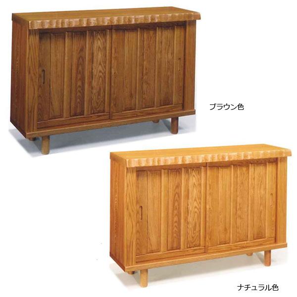 馬場木工 靴箱 収納 下駄箱 靴和風 秋月 1500L NA BR 27足収納可能 