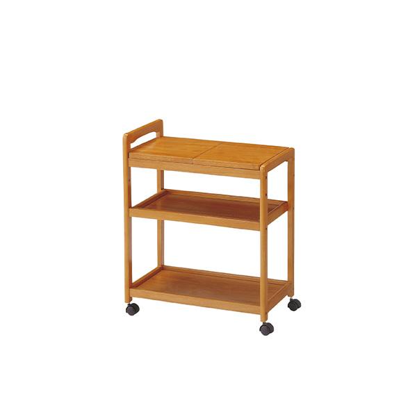 キッチンワゴン KOEKI 弘益 UTILITY KW-B590(BR) 木製キッチンワゴン 59×34×72.5