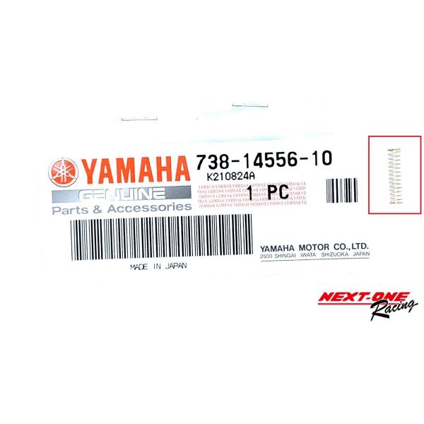 ※ヤマハ純正部品メタリングレバースプリング-10番※ヤマハKT-100SD/SECエンジンやＰＲＤ等で使用しているWALBROキャブレター用のインレットスプリング18ｇです。WB3A/WB21/WB33/WB44キャブレター等のリペアーパー...