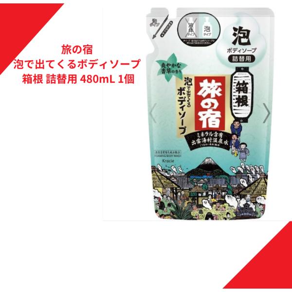 Kracie（クラシエ） 旅の宿 泡で出てくる ボディソープ 箱根 香草の