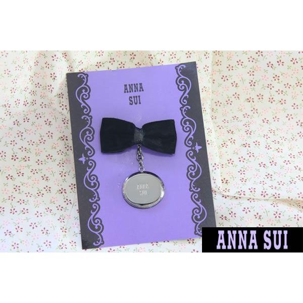 ANNA SUI アナスイ ブローチ ベロア調 リボンデザイン : ネクスト 