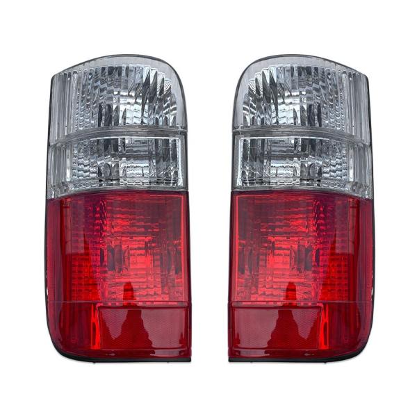 テールランプ 純正タイプ ハイエース100系 バン/ワゴン LEDテールランプ 純正  付き ライト ファイバー ブレーキランプ バックランプ ウインカーランプ 外装パー