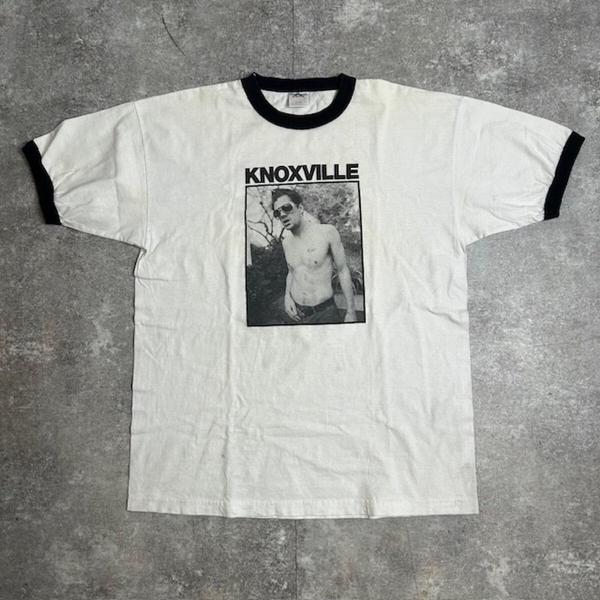 【men795TA】 00's MTV Jackass Tシャツ Johnny Knoxville ジャッカス ジョニー・ノックスビル 2001年 AG