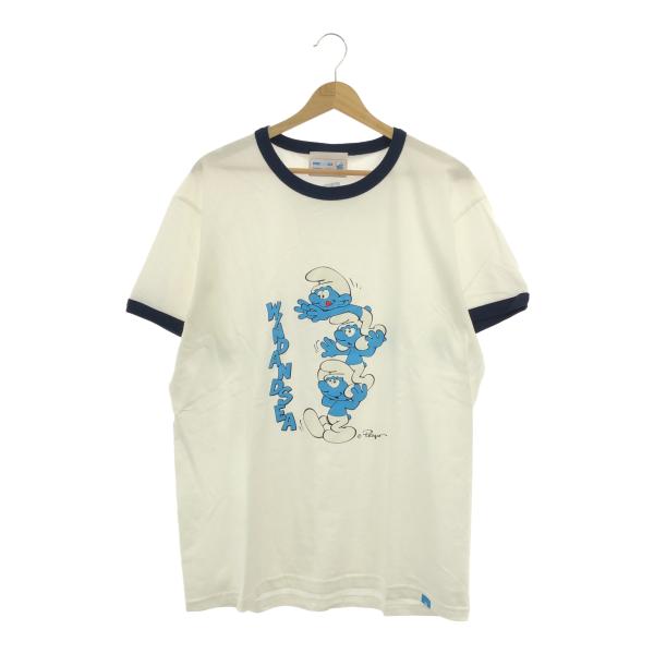 WIND AND SEA 【men1860D】 SMURFS S/S リンガーTee 半袖Tシャツ