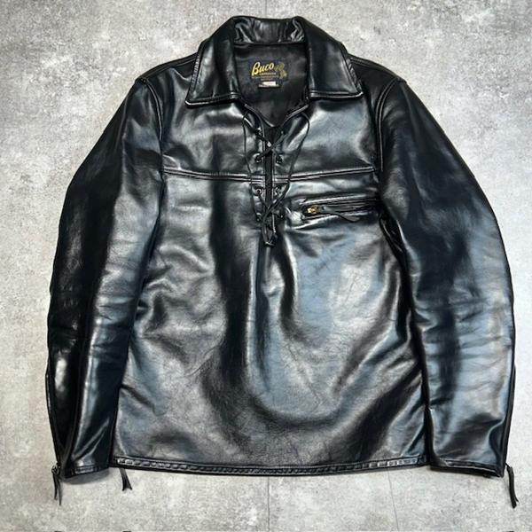 B-McCOY'S ステアハイドレザー シングルライダースジャケット 38 ビーマッコイ B-MCCOY'S ステアハイド シングル レザー ライダース