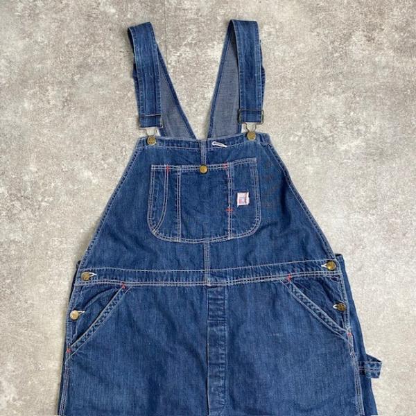 men184U】 40's 50's LOUD SPEAKER デニムオーバーオール ツナギ