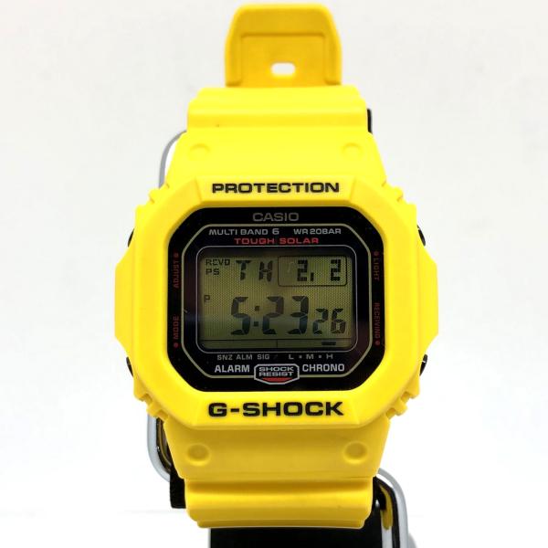 極美品 G-SHOCK GW-M5630E 30周年限定 電波ソーラー イエロー 極美品 G-SHOCK GW-M5630E 30周年限定 電波ソーラー イエロー