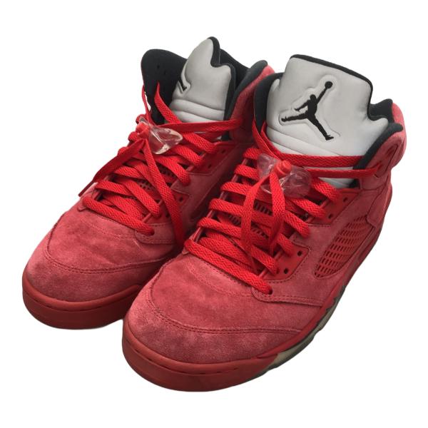 NIKE ナイキ 【men5407M】 US10.5/28.5cm AIR JORDAN 5 RETRO UNIVERSITY RED/BLACK 136027-602 エアジョーダン レトロ ユニバーシティ 51N