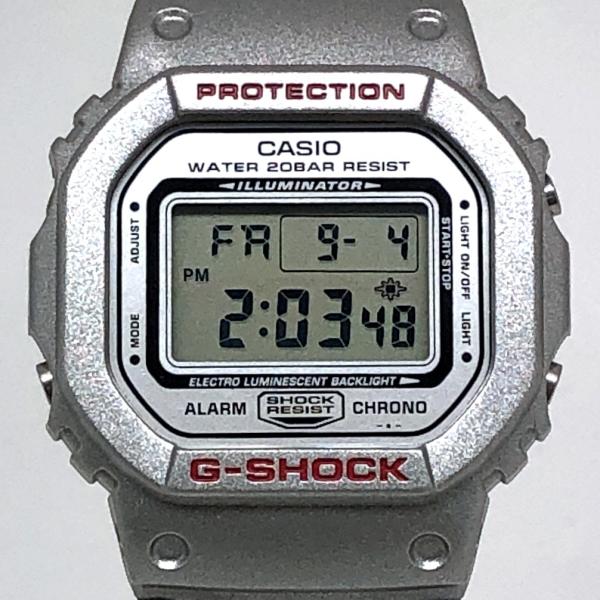 G-SHOCK ジーショック 【IT3IY91JXIVS】 DW-5600FLJP2-8 JAPAN PROJECT 平山ユージ 谷慎吾 伊藤由里子 コラボモデル シルバー 2001年頃発売