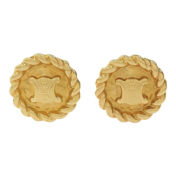 セリーヌゴールド シンプルロゴ スタッドイヤリング セリーヌゴールド シンプルロゴ スタッドイヤリング セリーヌ レディース