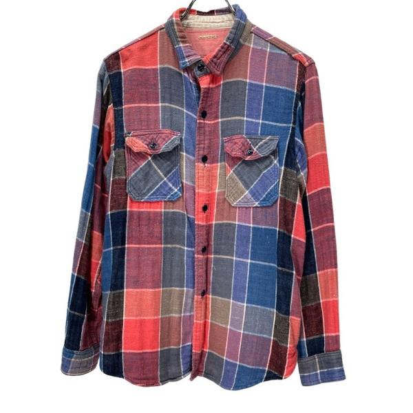 KAPITAL（キャピタル） 【men760Y】 二重ガーゼコットンチェックシャツ
