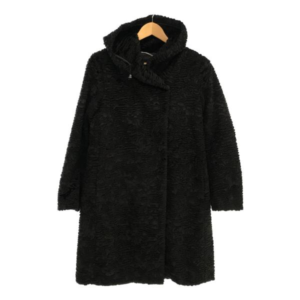 MaxMara ブラック ロングコート Max Mara マックスマーラ テディベアコート TEDGIRL ロング