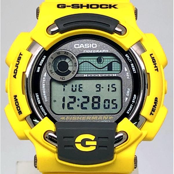 G-SHOCK ジーショック 【ITB1DX8A1660】 DW-8600YJ-9T FISHERMAN MEN IN YELLOW フィッシャーマン メンインイエロー 人魚EL 1998年3月発売
