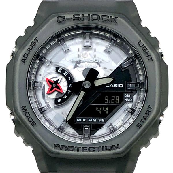 G-SHOCK ジーショック 【ITBEC2TM8Y2A】 DW-6900NNJ-1 NINJA 忍者 手裏剣 オクタゴン カシオーク グレー スケルトン 日本製 2023年10月発売