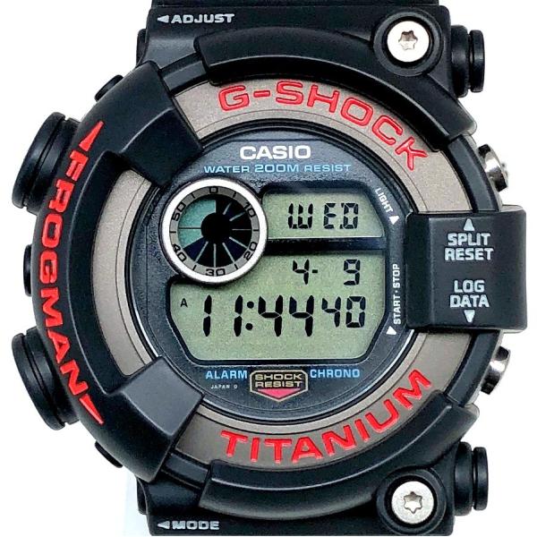 CASIO G-SHOCK Frogman チタン製 フロックマンDW-8200 Casio G-Shock Frogman DW-8200 Green Skeleton Titanium 200m