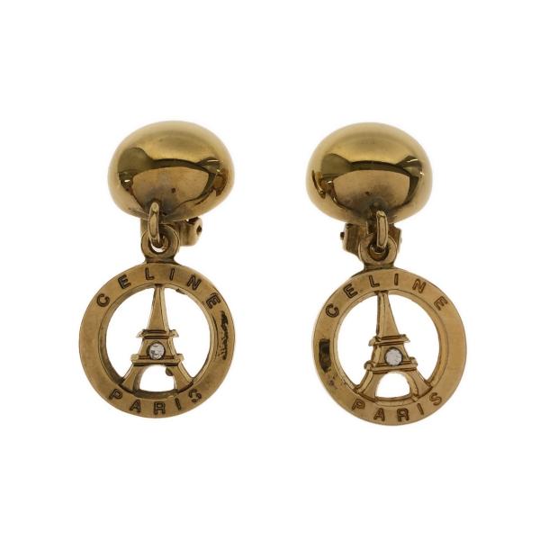 セリーヌ　イヤリング　CELINE 美品 CELINE セリーヌ 【lay2573R】 イヤリング アクセサリー 小物 服飾雑貨