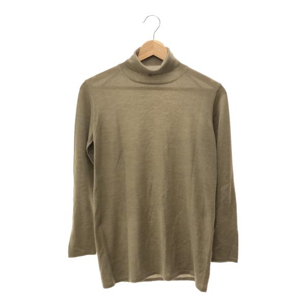 HERMES エルメス 【lay1015R】 カシミヤタートルネック S シルク混