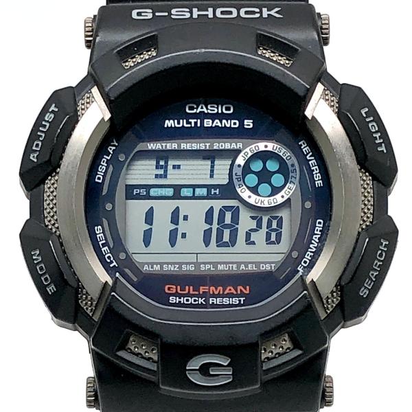 G-SHOCK ジーショック 【ITLTYT4TJOLU】 GW-9100-1 GULFMAN ガルフマン 電波ソーラー  ラストレジスト 防錆構造 ブラック 2007年6月発売