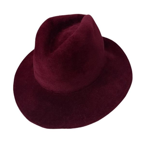 Yohji Yamamoto Pour Homme × TONAK 【men4307I】 ラビットファーフェルトワイドブリムハット Archive EXTRA VELOUR エクストラベロア AR