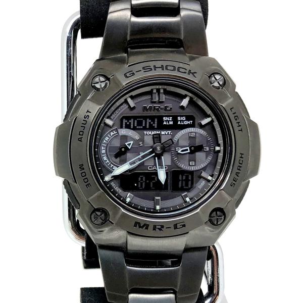 G-SHOCK ジーショック CASIO カシオ 腕時計 MRG-7700B-1B MR-G チタン ブラック アナデジ デジアナ 電波ソーラー 【ITO7ZXE3UHG6】