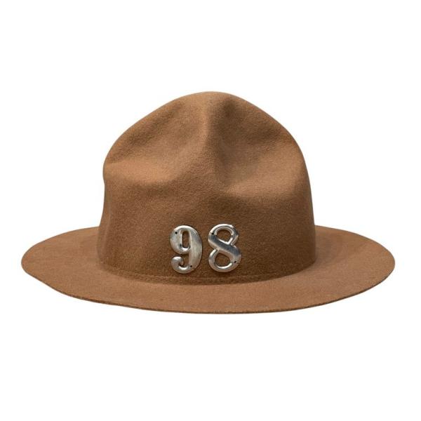 ink 【men4779I】 Malcolm Mountain Hat ウールフェルトナンバリングマウンテンハット 98 帽子 再構築 リメイク インク 岡田 真幸 AR