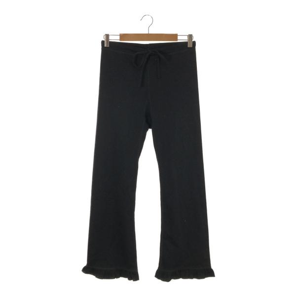 美品 RhodolirioN フリルパンツ 黒 ロドリリオン RhodolirioN [ロドリリオン] スワロー フリル サイドパンツ