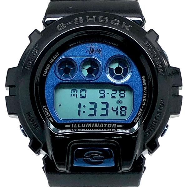 G-SHOCK ジーショック 【ITRUDYA0I5A8】 DW-6900ST ステューシー30周年記念 コラボモデル ストックロゴEL メタリックブルー 2010年6月発売