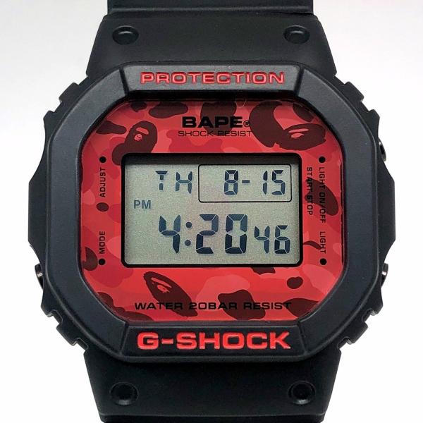 G-SHOCK★A BATHING APE★アベイシングエイプ★DW5600VT 楽天市場】G-SHOCK ジーショック x A BATHING APEアベイシング