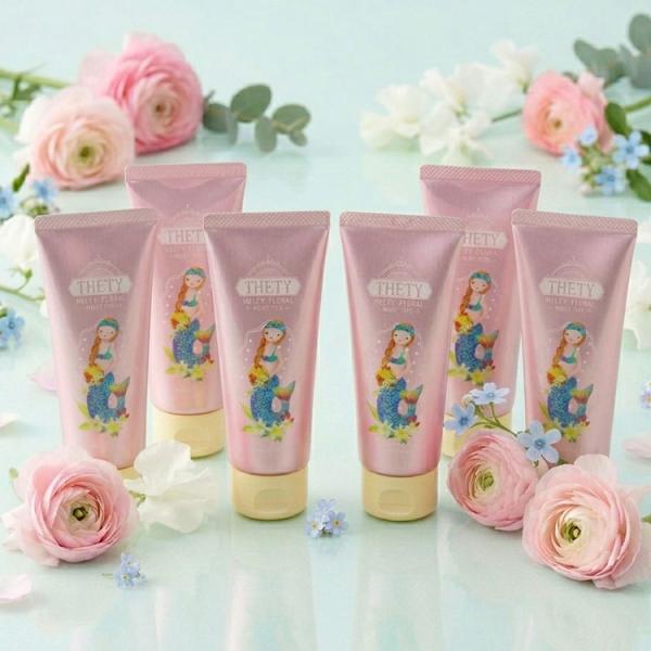 他サイト： テティ ハンドクリーム 6本セット シーランドピューノ ハンド＆ネイル テティ 65g THETY ハンドクリーム 箱付き 手肌 水仕事 美容師 肌荒れ あかぎれ 粗品用などの商品画像