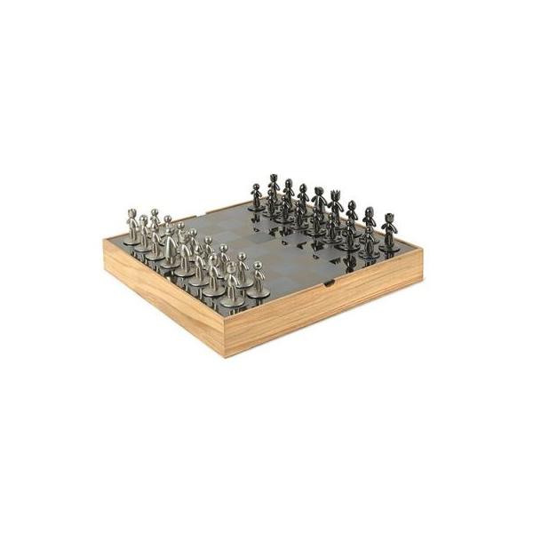 【ポイント10倍】umbra アンブラ バディ チェスセット ナチュラル チェス盤ボードゲーム シンプル インテリア 家具 北欧家具