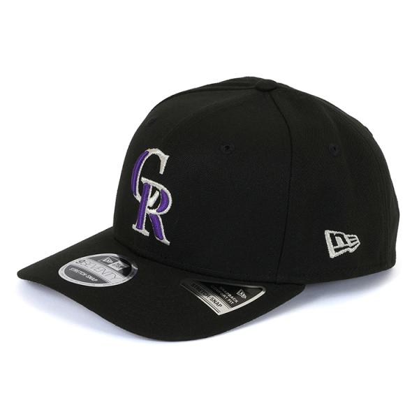 NEW ERA ニューエラ コロラド・ロッキーズ キャップ 帽子 9SEVENTY Colorado Rockies ブラック 海外限定 日本未発売