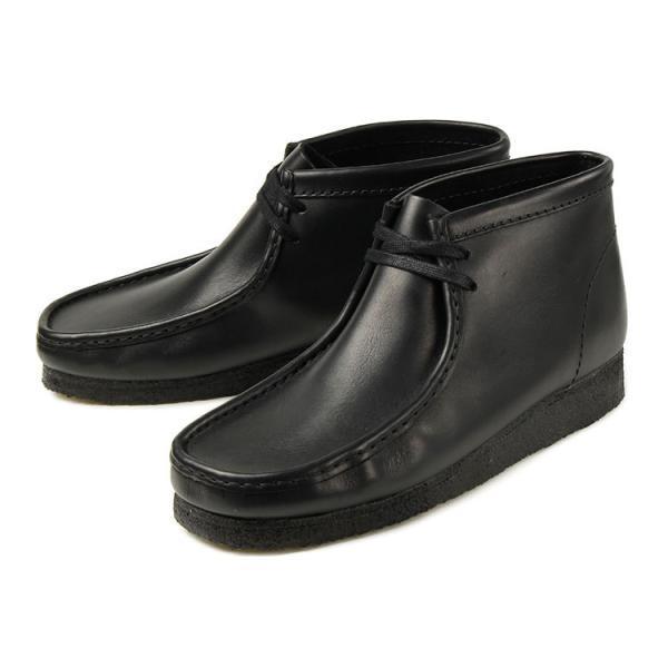 クラークス WALLABEE BOOT ワラビー ブーツ UK7 black Clarks Wallabee Boot 